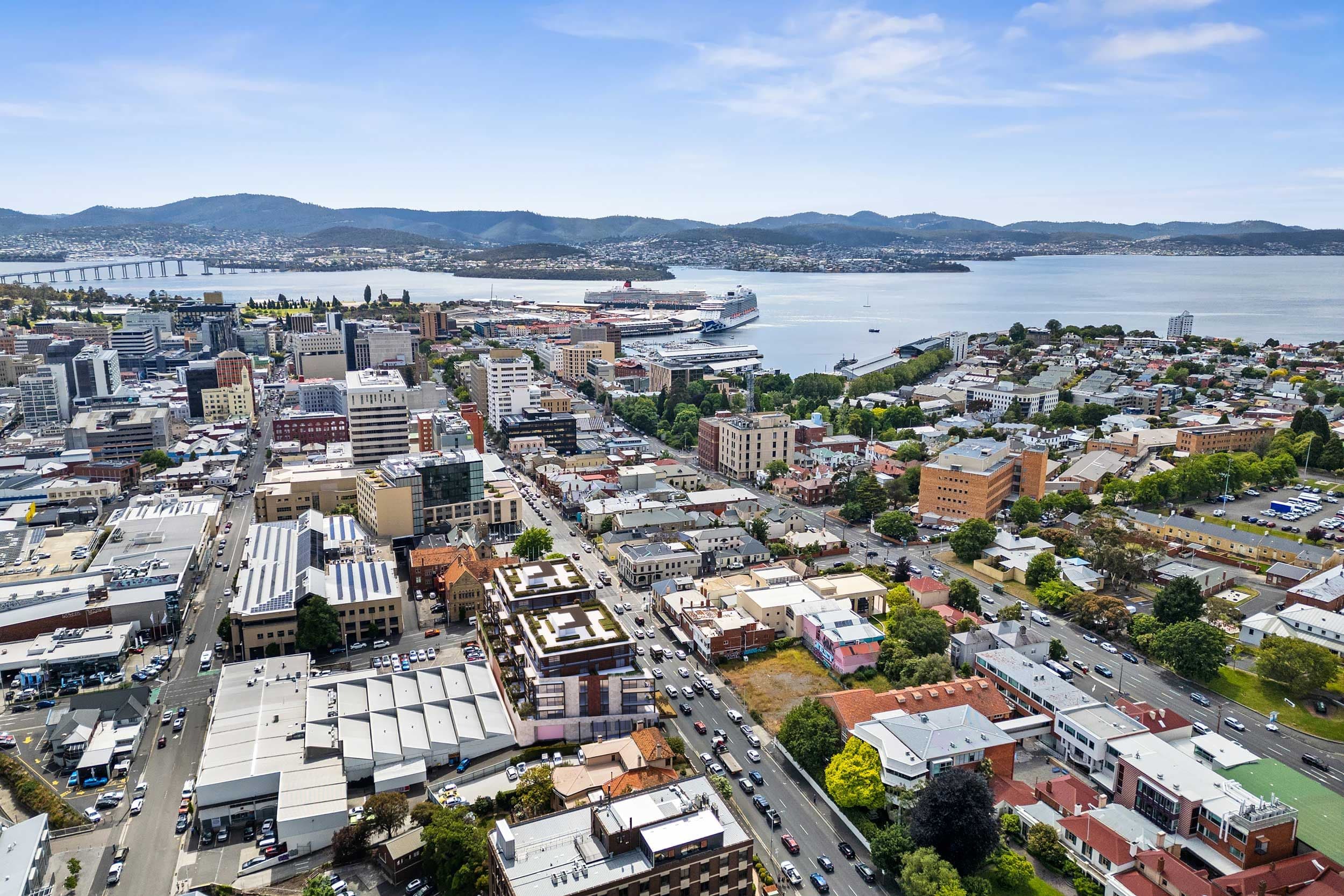 Macquarie Place, Aerial View